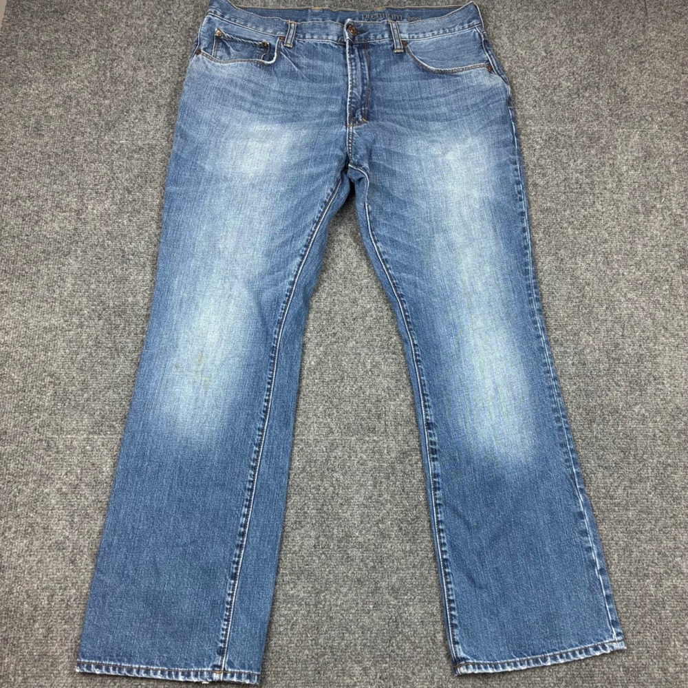 Gap Premium Bootcut Jeans Mens Size 36x32 Medium Wash Blue Denim Pants Y2K